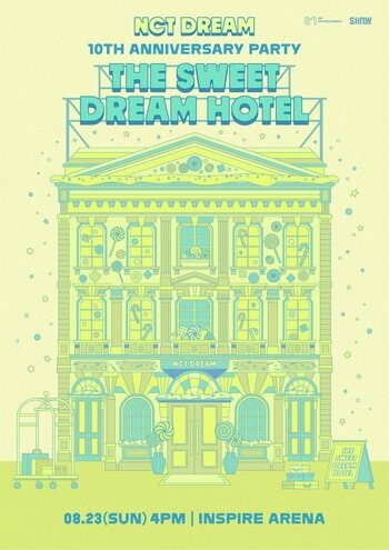 【速報】『NCT DREAM 10TH ANNIVERSARY PARTY ＜THE SWEET DREAM HOTEL＞』KNTVで8/23(日)韓国から生中継！