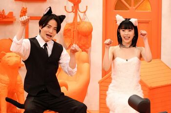 全員が猫耳姿！変なルールのリズムゲームに挑戦「めっちゃ恥ずかしいです」