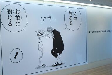 ONE PIECE」コミックス100巻の表紙複製原画がずらり！連載24年を