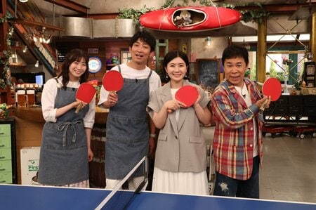 福原愛が約3年ぶりに地上波番組に出演！再婚＆出産秘話を明かす＆おかべろ卓球スペシャルマッチも開催「『おかべろ』