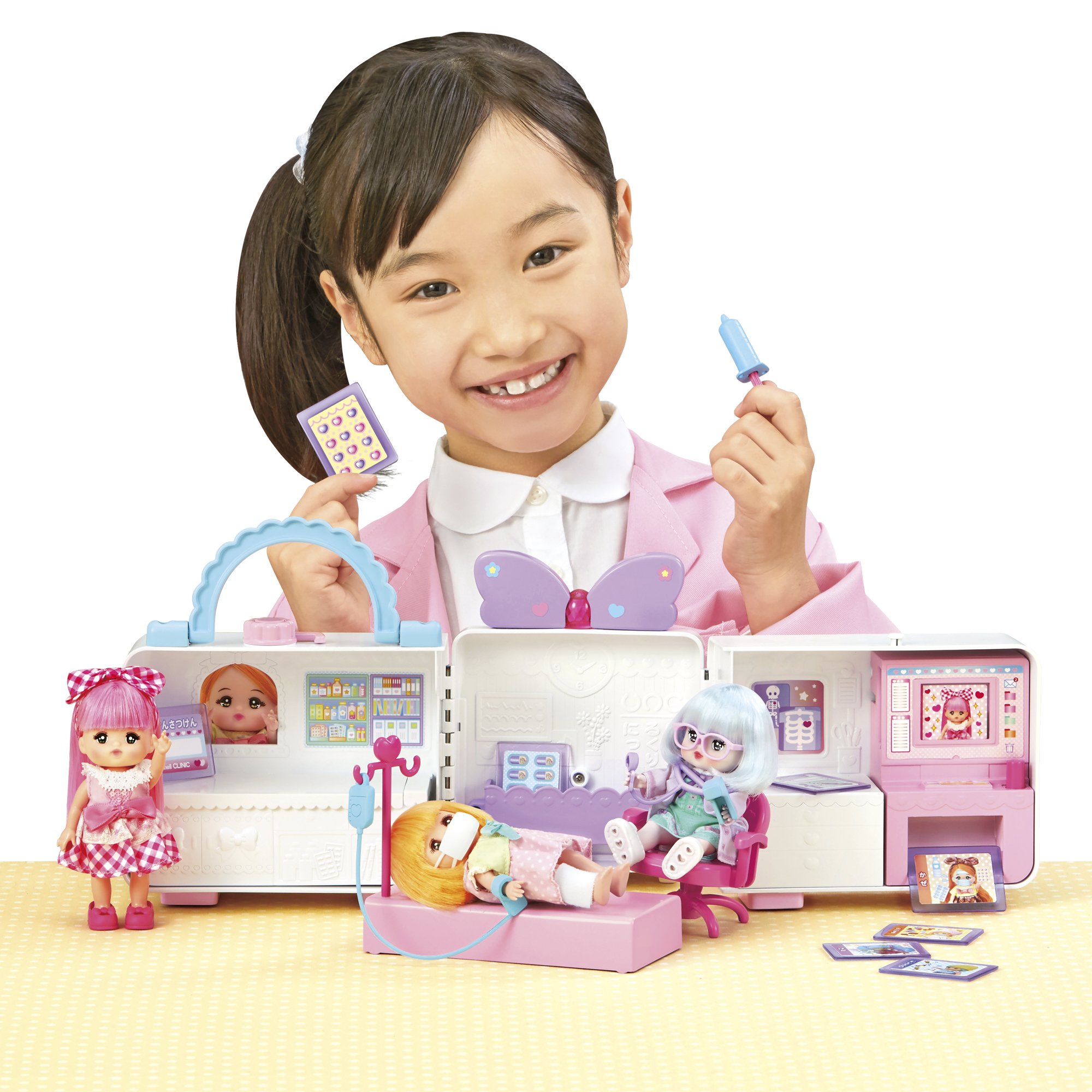 ポケットメルちゃんに広げて遊べるクリニックが新登場！ | めざまし