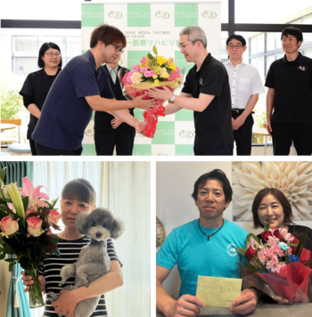 初任給で、会社と新入社員が共に「ご家族や母校」へ感謝の花束を届ける新制度。鍼灸接骨院グループ「笑顔道」が導入