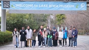 琵琶湖の開発と保全の教訓をJICA留学生が学ぶ２日間