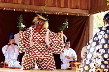 【島根県松江市】ぜんざい発祥の神社で出会う神話の世界！ユネスコ無形文化遺産「佐陀神能」を4/18（土）、5/9（土）、6/6（土）に特別公開