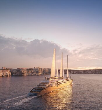 B&B Italia Groupが世界最大のセーリングヨットOrient Express Corinthianのインテリアを手がける