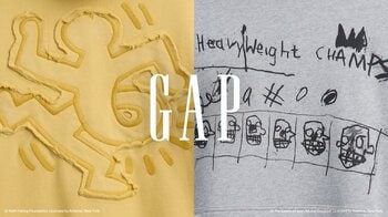 Gap、キースへリングとジャン=ミシェル・バスキアをフィーチャーしたアーティストシリーズ最新コレクションを4月4日(土)発売
