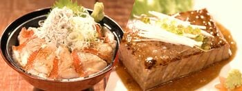 静岡県の新グルメは？最上級の金目鯛“地金目鯛”の炙り丼× 20年前の味を復刻　極上のマグロトロステーキ【FNSご当地うま撮GP】 