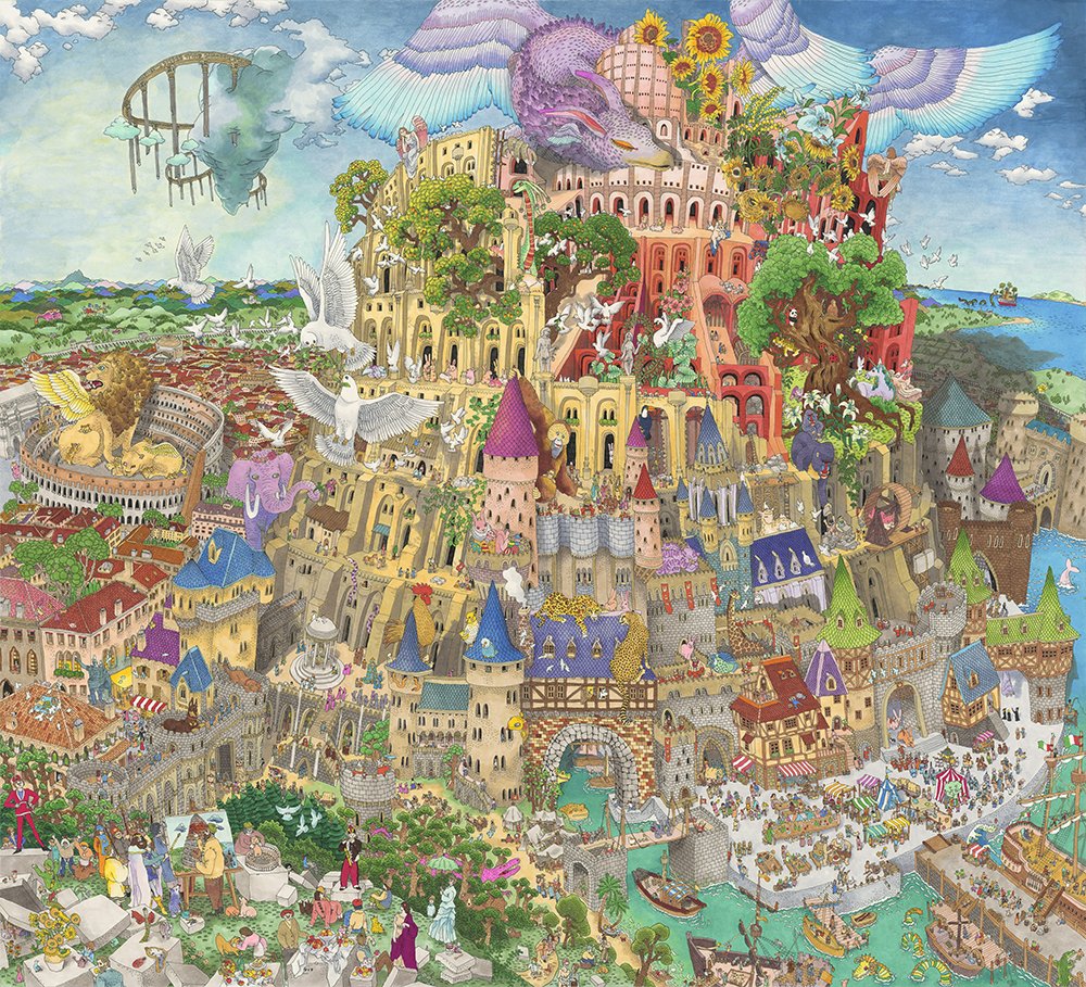 SNSで世界中から注目！20歳の画家「タイチ」個展を伊勢丹新宿店で