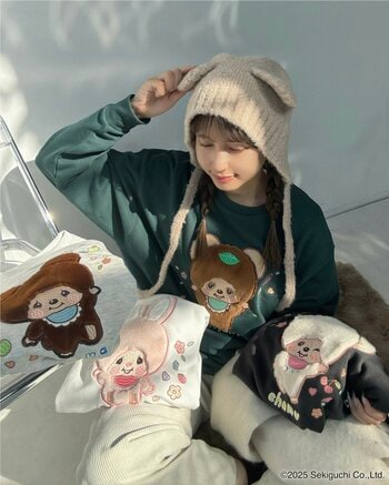 AS KNOW AS plusから『モンチッチフレンズ』のスウェットが登場！