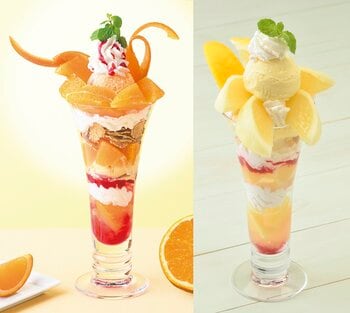 【銀座コージーコーナー】甘ずっぱくてジューシーな果実を味わう春パフェ2種。「愛媛県産清見オレンジ」と「宮崎県産日向夏」のパフェが登場！