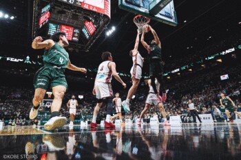 神戸ストークスの新本拠地「GLION ARENA KOBE」にて冠試合を開催　miratap presents 神戸ストークス vs 熊本ヴォルターズ