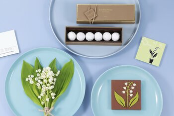 パリのショコラティエ【ジャン＝ポール・エヴァン】5月1日ミュゲ（スズラン）の日を記念した「ミュゲ コレクション」