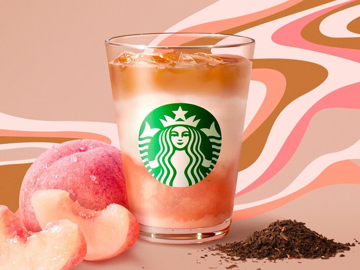 【スタバ】ごろっとピーチ果肉×クリーミーティー　夏気分を最高に高める贅沢デザートドリンクが登場！