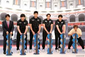 男子バレー日本代表から、石川祐希、髙橋藍、髙橋健太郎、大塚達宣が参戦！大谷亮平から高校時代の仇討ち宣言も『ネプリーグ』