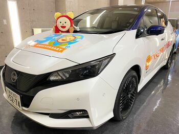 『めざましテレビ』の「FNSご当地うま撮グランプリ」に日産ラッピングカー登場！