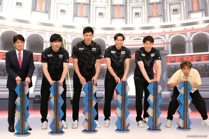 男子バレー日本代表から、石川祐希、髙橋藍、髙橋健太郎、大塚達宣が参戦！大谷亮平から高校時代の仇討ち宣言も『ネプリーグ』