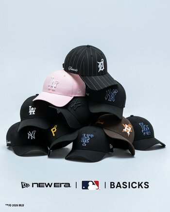【ニューエラ】過去最大のバリエーションを展開する＜BASICKS＞との最新コラボコレクションを9月20日（日）に発売