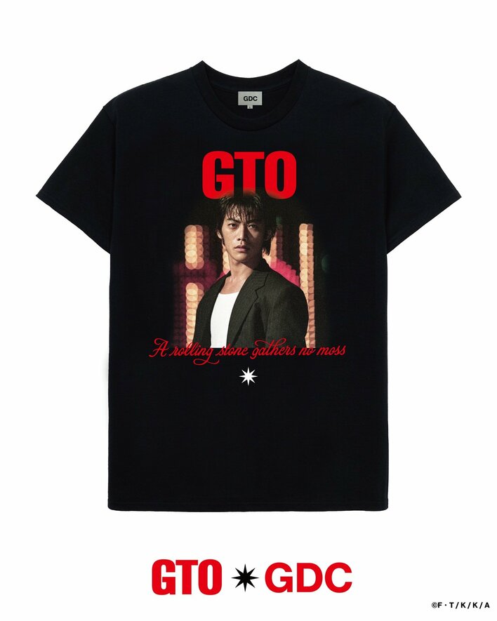 反町隆史主演『GTO』とストリートブランド『GDC』がコラボレーション！鬼塚英吉の名シーンをデザインしたTシャツ3型を発表＆受注販売