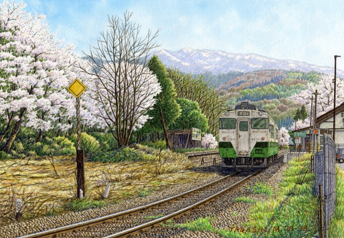 福島の鉄道風景画・鉄道写真を東北MONO WEB SHOPで販売します