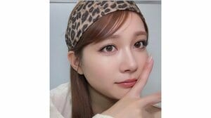 生見愛瑠 “絶対領域”際立つ全身ヒョウ柄コーデ公開！編み上げソックス×すらり美脚姿に「女王のような貫禄」「めるる様や」