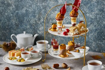 【東京マリオットホテル】芋栗かぼちゃに溺れる秋のご褒美時間「Afternoon Tea ~Amber Hour~」を発売
