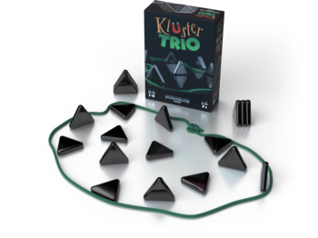 フランス発・人気アクションゲーム「Kluster（クラスター）」シリーズ最新作「TRIO」が登場！ 三角形の新型マグネットでゲーム性が大幅にパワーアップ！