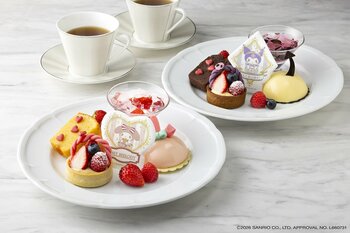 【サンリオキャラクタールーム】描き下ろしデザインを用いた「マイメロディ」「クロミ」のデザートプレートがリニューアル！2026年2月27日(金)より予約受付開始