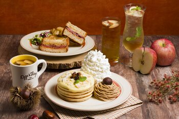 【Eggs ’n Things】秋の味覚を楽しむ季節限定メニューが登場！「モンブランパンケーキ」「パストラミビーフサンド」9月24日（木）～10月20日（火）