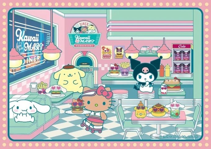 ハローキティがバーガーに！？サンリオキャラがアメリカンフードに大