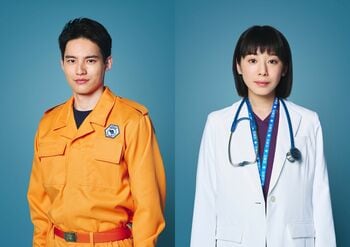 水上恒司＆夏帆が『ブルーモーメント』に出演！有能なレスキュー隊員、神の腕を持つ“ワケあり”脳外科医に