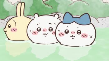 アニメ『ちいかわ』　第240話「朝風呂」