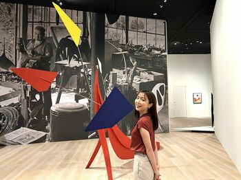 佐久間みなみアナ『カルダー：そよぐ、感じる、日本』に行ってみた！「モビール」を発明し、彫刻の概念を一変させたアレクサンダー・カルダーを知る