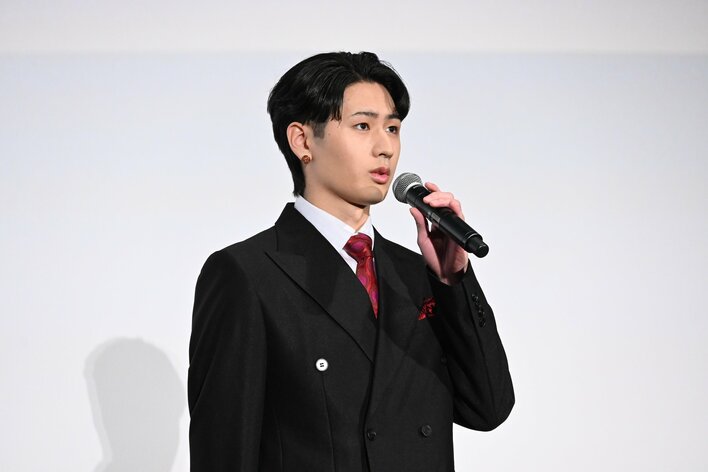 KEY TO LIT・猪狩蒼弥「緊張する！」木村拓哉“教官”を前に号令を再現！マイクなしの地声で約450人の観客を導く