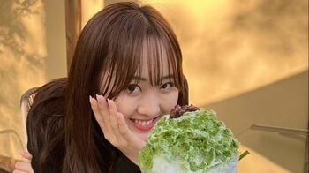 本田望結　かき氷を「あーん」彼女感あふれるショット公開　一足早く「夏を感じちゃいました」　