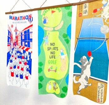 服飾雑貨メーカー川辺株式会社　30種目のスポーツを楽しむ猫たちをモチーフにしたオリジナルブランド『NO SPORTS NO LIFE』新発売！