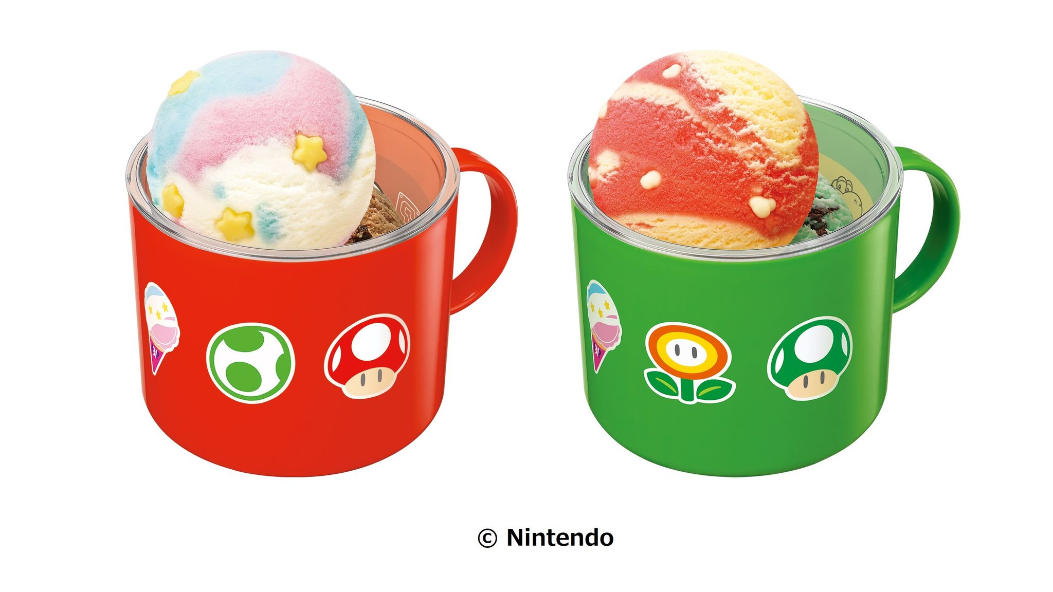 サーティワン×「スーパーマリオ」コラボキャンペーン追加ラインナップ