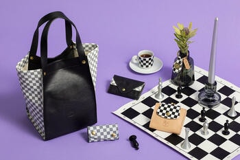 〔イル ビゾンテ〕日本限定 CHECKER PRINT LEATHER 発売のお知らせ