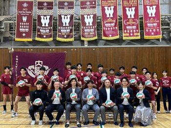 早稲田大学バレーボール部男子とスポンサー契約を締結いたしました