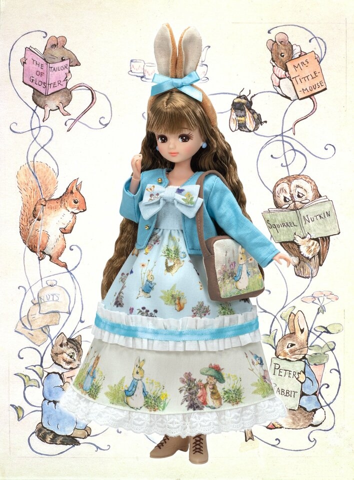 リカちゃん×ピーターラビット うさ耳カチューシャが可愛すぎる！特別な