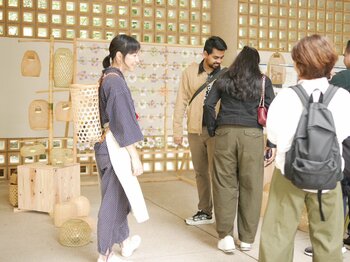 鎌倉の竹と光が織りなす空間アート　鎌倉大仏殿高徳院「慈善茶会」に竹のフォトスポットを設営── 地域の竹を、地域の手で。空間の地産地消、鎌倉から。