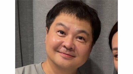 月亭方正 妻顔出し結婚記念日ショット公開！夫婦のTシャツをつなげると…「息ぴったり」な仲睦まじい銀婚式のお祝いに「写真かわいい」