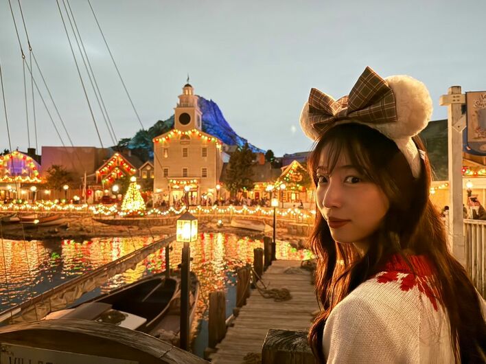 サンタコスチュームのダッフィー！東京ディズニーシー