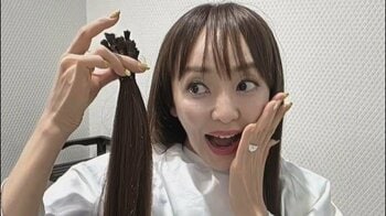 神田うの(50)娘とともに超ロングヘアをバッサリカット！人生初のヘアドネーションを楽しむ姿に「素晴らしい親子」