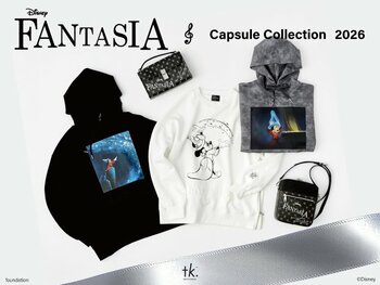 【tk.TAKEO KIKUCHI】ディズニーカプセルコレクション第5弾『ファンタジア』をモチーフにした商品が12月5日（金）より登場！