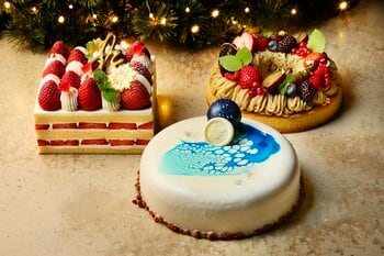 【JWマリオット・ホテル奈良】「クリスマスケーキコレクション2026」の予約受付を開始　今年の注目は、姉妹都市「青の都」に着想を得た「サマルカンドブルー・コレクション」