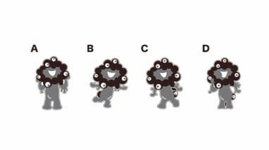 ミャクミャク アクリルキーホルダ ブラインド仕様 ブラック 全6種