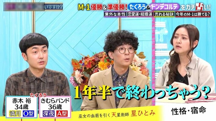 たくろうは1年半で終わる！？カギは赤木裕 “モテランキング1位”のドンデコルテ・渡辺銀次は4月にハニートラップに注意