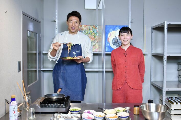 魅惑の「ナッツバター和え麺」に松岡修造が真顔で感動「これ、僕が作ったんだよね？」