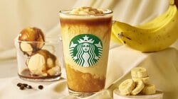 【スタバ新作】バナナ×コーヒーの大人フラペが登場！無料でエスプレッソ追加でほろ苦さをより実感 日本上陸30周年企画の第2弾