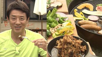 松岡修造が「循環型農業」が生み出した絶品BBQを楽しむ